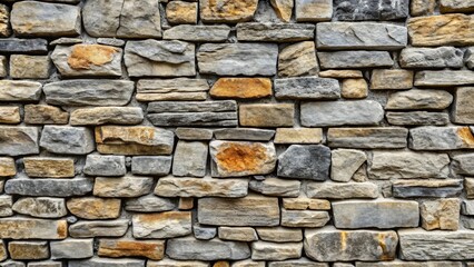 Fototapeta premium Background of an irregular stone wall forming a beautiful natural texture