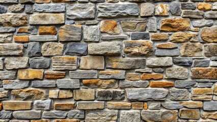 Obraz premium Background of an irregular stone wall forming a beautiful natural texture