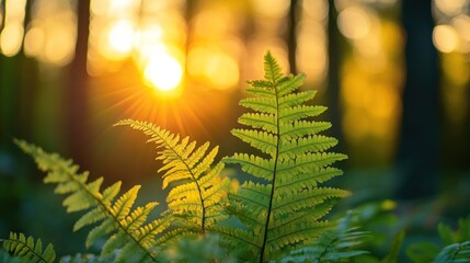 Golden Hour Ferns