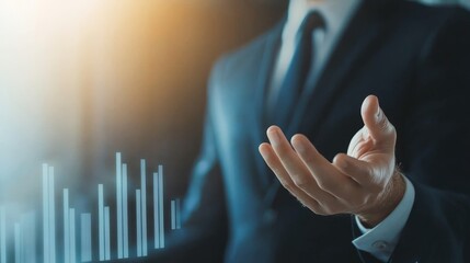 Dynamic Business Leader Pitching to Investors with Engaged Audience and Cinematic Light Setting