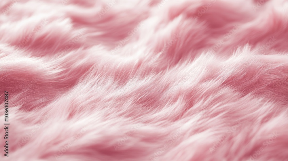 Poster soft blush artificial fur with a blurred effect perfect for use as a background