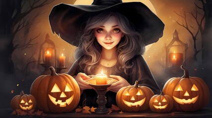 Fototapeta premium Halloween, Halloween event, festival, ghost release day, ghost, scary, scary, October, pumpkin type 136