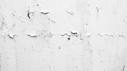 Fototapeta premium White textured metal wall with an exfoliated finish featuring a clean space for text ideal for background use