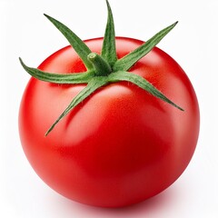 tomatoes isolated on white background with clipping path