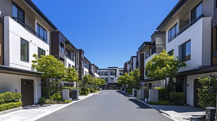 Newly constructed affordable housing units, representing hope for low-income families seeking stable, affordable living spaces