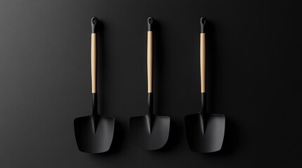 Essential Gardening Tool: A Sleek Clean Garden Shovel Mockup Showcasing Functional Design and Durability for All Your Outdoor Projects