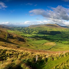 Obraz premium panorama of welsh countryside