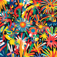 colorful Celebration Pattern Images illustrations