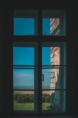 Fototapeta premium window in the old palace 