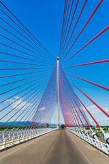Obraz premium Castilla la Mancha Bridge, view from the road, Talavera de la Reina, Toledo.