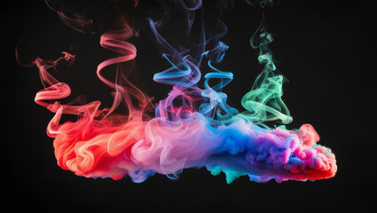 Smoke in black background for your Design.