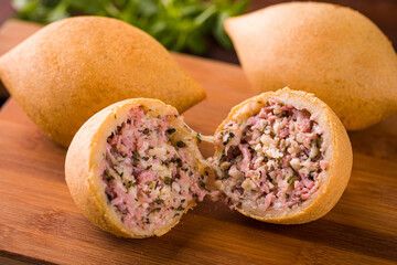 Delicious Pastry Filled With Flavorful Ham, Cheese And Herbs