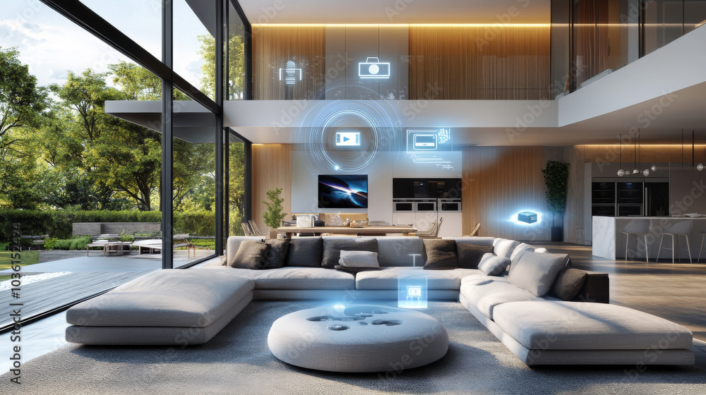 Poster control your home with your voice. connect your smartphone to smart devices and your car. smart spea