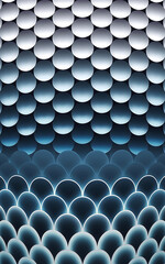 Obraz premium Abstract blue and white circles background with a modern and stylish design 