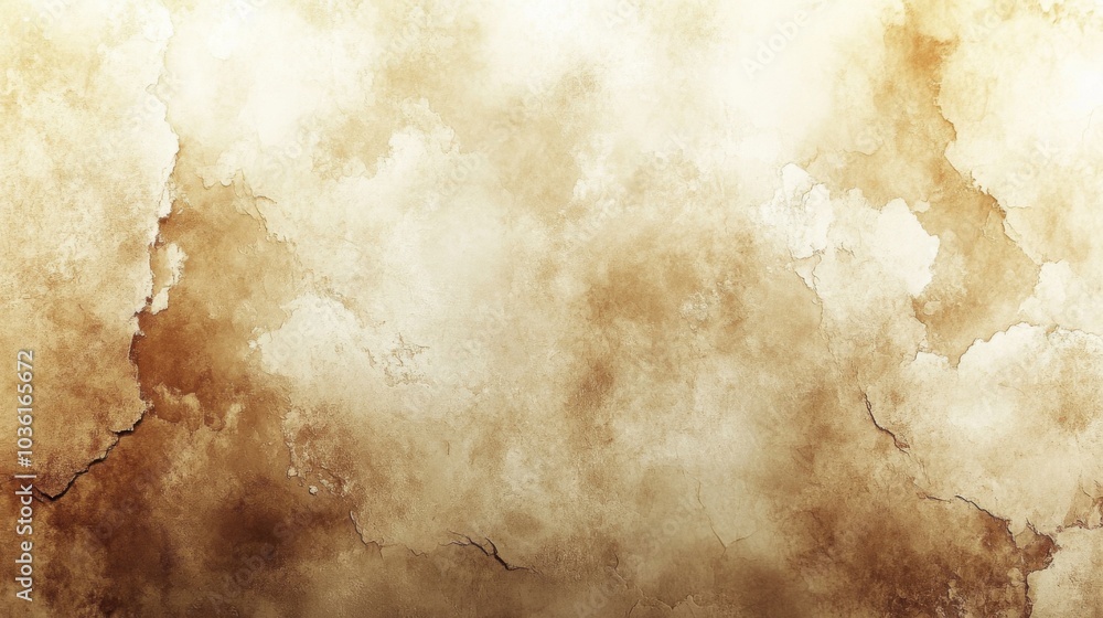 Aufkleber the wall features a textured blend of brown and beige hues, resembling soft clouds with subtle crack