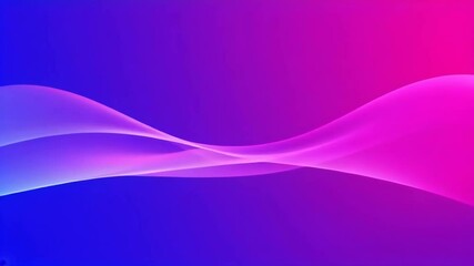A blue and pink wave with a purple background - Powered by Adobe