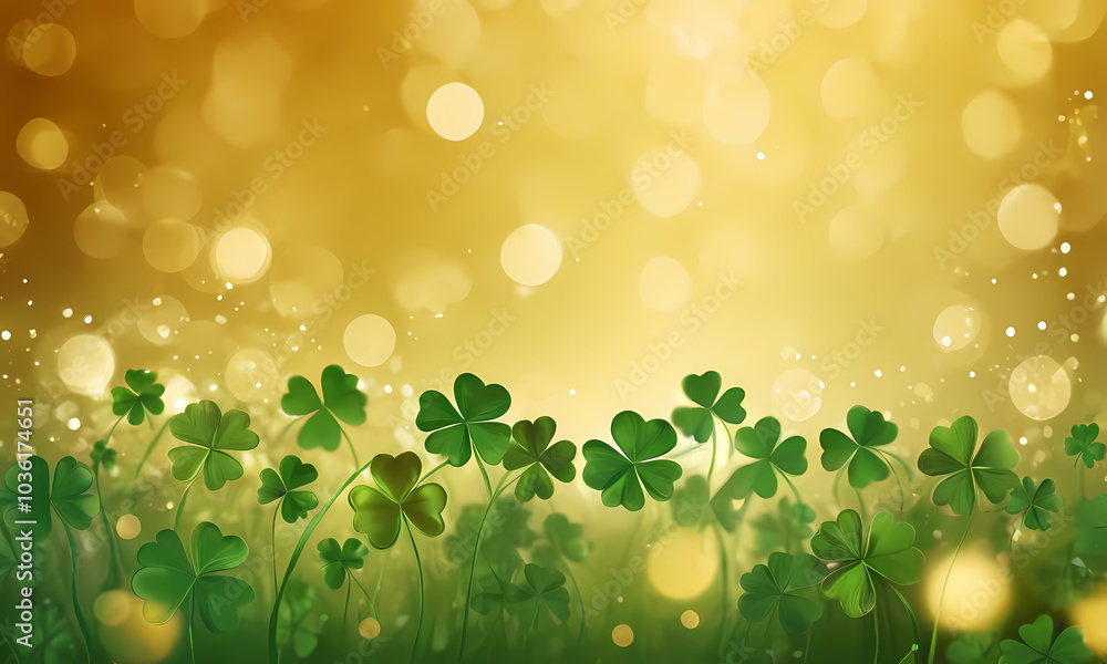 Poster background with bokeh generated ai