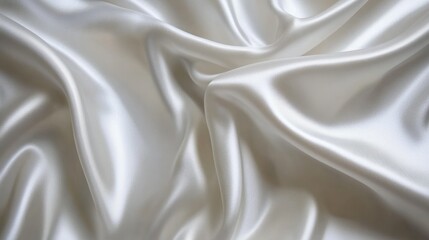 Obraz premium White Satin Fabric Texture
