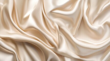 Creamy Satin Fabric Texture