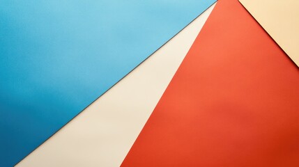 Blank paper background featuring two colors in geometric lines creating a simple template design