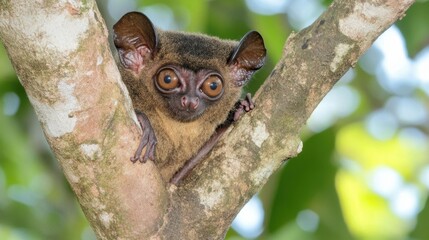Obraz premium Rare view of a dominant jungle primate