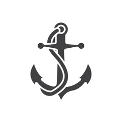 anchor icon Group symbol or sign vector