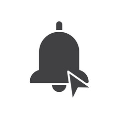 bell click icon Group symbol or sign vector