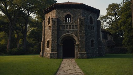 Obraz premium Many tales unfold around the enchanting archer tower each year
