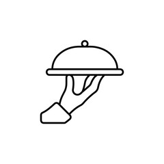 cloche icon Group symbol or sign vector