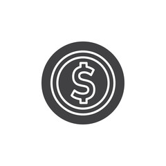 coin icon Group symbol or sign vector