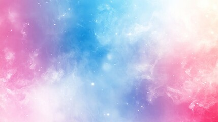 Abstract  Pastel  Sky with  Stars
