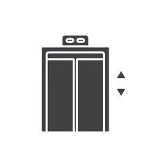 elevator icon Group symbol or sign vector