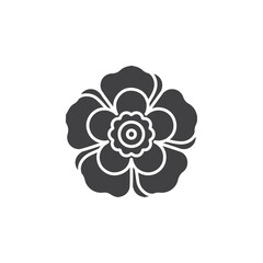 flower icon Group symbol or sign vector