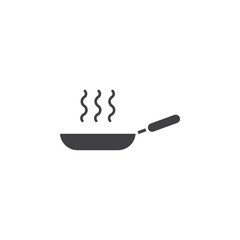 frying pan icon Group symbol or sign vector