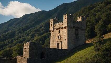 People gather for concerts near the archer tower