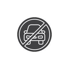 no parking icon Group symbol or sign vector