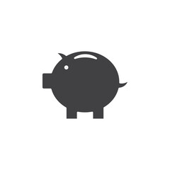 piggy bank icon Group symbol or sign vector