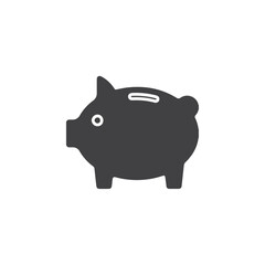 piggy bank icon Group symbol or sign vector