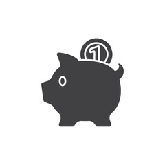 piggy bank icon Group symbol or sign vector