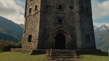 The archer tower captivates visitors with its architectural beauty