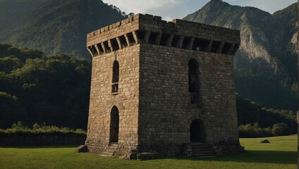 The archer tower captivates with its majestic form