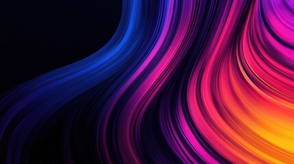 Abstract Wavy Background with Vibrant Colors