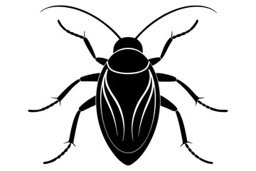 Set of silhouettes of Halloween animal on a white background. Vector illustration.