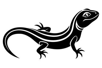 Naklejka premium Set of silhouettes of Halloween animal on a white background. Vector illustration.