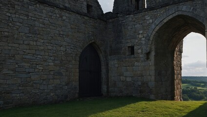 Fototapeta premium The archer tower captures the imagination inspiring creativity and dreams for all