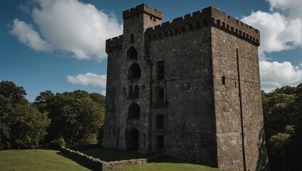 The archer tower features impressive architecture