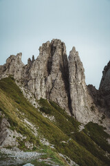 Mountain Landscape with Soft Light and Green Hills