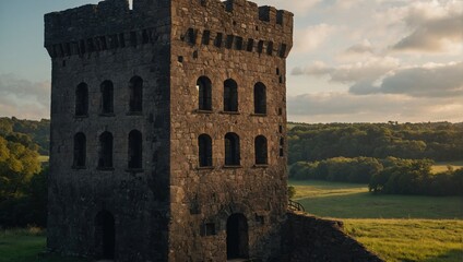 The archer tower features lovely paths for leisurely strolls in nature