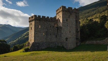 The archer tower features lovely paths for leisurely strolls nearby