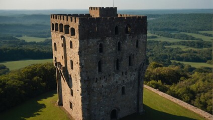 The archer tower features lovely paths for leisurely strolls